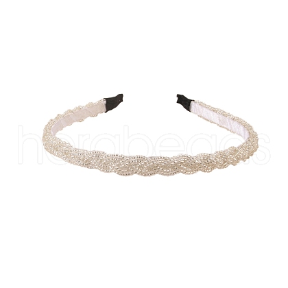 Glass Seed Beads Hair Bands PW-WGFC1BF-03-1