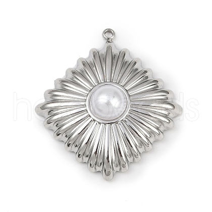 304 Stainless Steel Pendants STAS-B092-14P-1