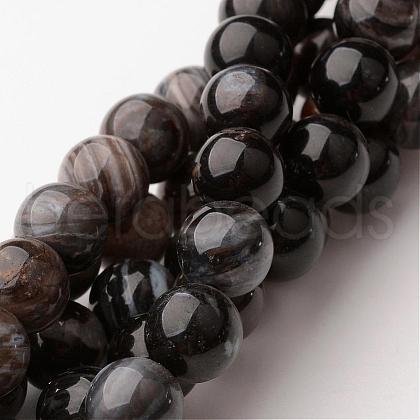 Natural Quartz Round Beads Strands G-K103-10mm-1