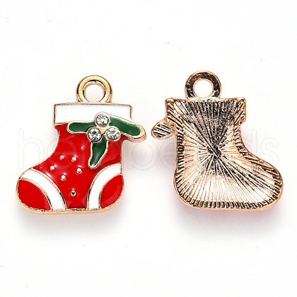 Alloy Enamel Pendants X-ENAM-S121-010-1