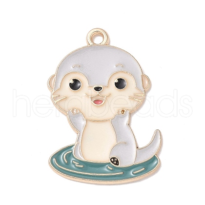 Alloy Enamel Pendants ENAM-C027-01E-02-1