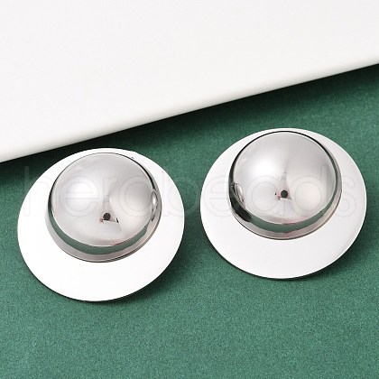 304 Stainless Steel Stud Earrings EJEW-S265-05P-1