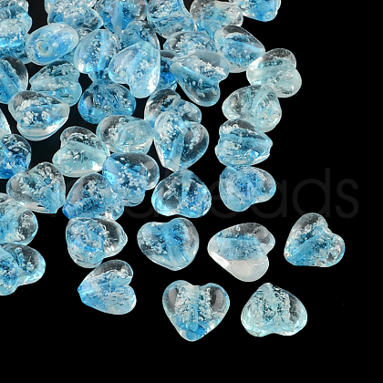 Handmade Luminous Lampwork Beads LAMP-R126-16mm-04-1