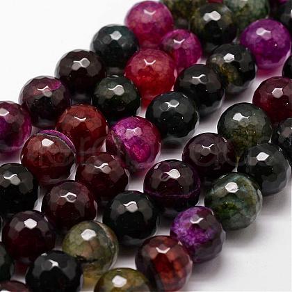 Natural Agate Bead Strands G-G882-14mm-C07-2-1