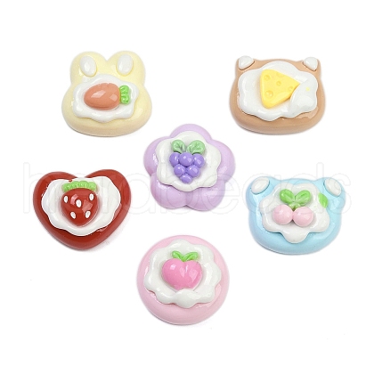 Opaque Resin Cabochons CRES-D303-04-1