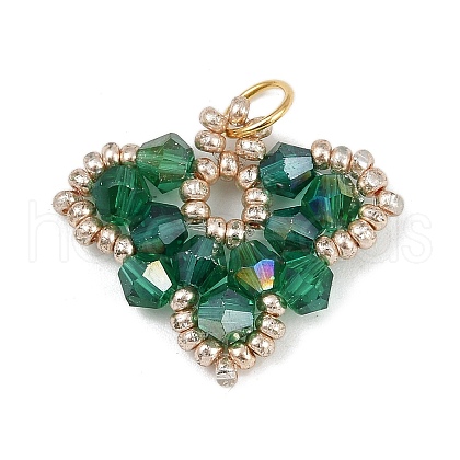 Handmade Glass Pendants PALLOY-MZ00750-02-1