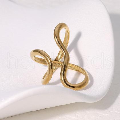Zinc Alloy Adjustable Open Cuff Rings for Women FS-WGC55D1-01-1