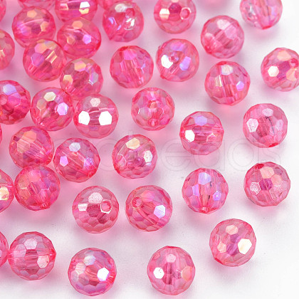 Transparent Acrylic Beads MACR-S373-64-C08-1