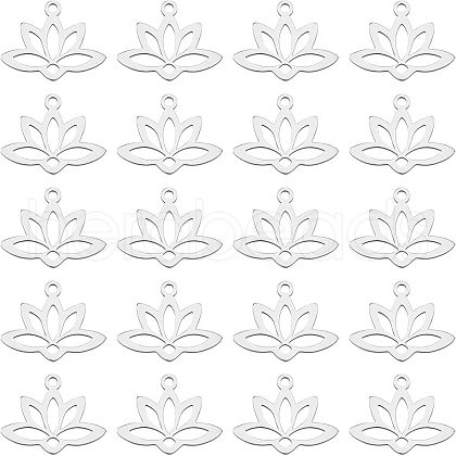 Unicraftale 20Pcs 201 Stainless Steel Pendants STAS-UN0025-30-1