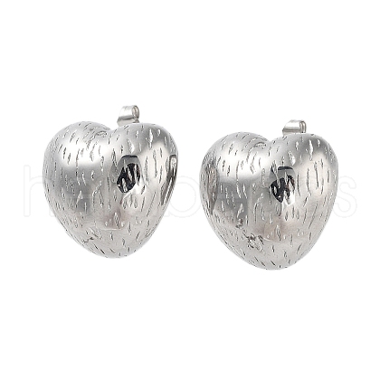 Non-Tarnish 304 Stainless Steel Stud Earrings for Women EJEW-D095-02P-1