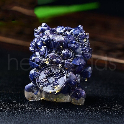 Resin PiXiu Figurine Display Decorations PW-WG22F9A-15-1