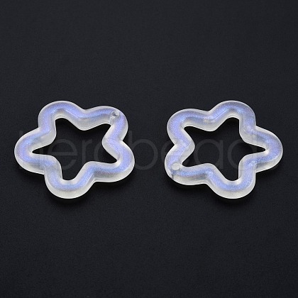 Transparent Luminous Acrylic Pendants TACR-T007-12E-1
