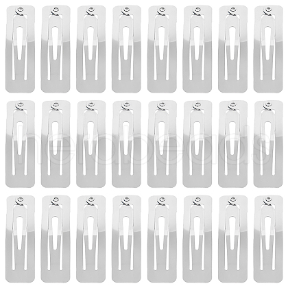 SUNNYCLUE 100Pcs Iron Hair Clip Findings PHAR-SC0001-002A-1