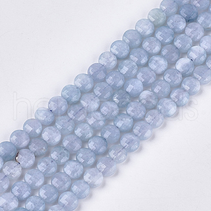 Natural Aquamarine Beads Strands G-S354-27-1