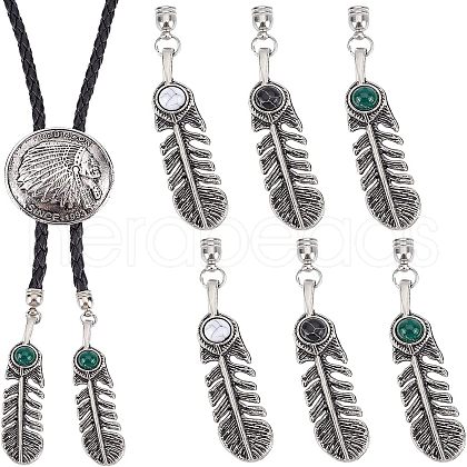CHGCRAFT 3 Sets 3 Colors Electroplate Zinc Alloy Cord Ends FIND-CA0004-05-1
