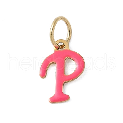 304 Stainless Steel Enamel Charms STAS-G353-01G-P-1