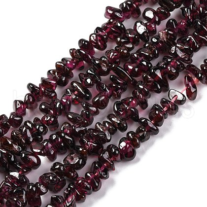 Natural Garnet Beads Strands F065-01A-1