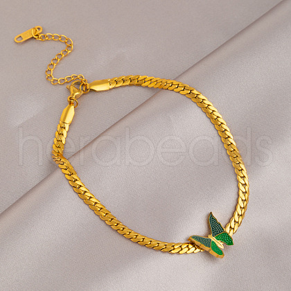 Stainless Steel Charms Anklets WG148E2-05-1