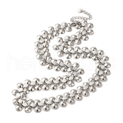 Handmade 304 Stainless Steel Necklaces NJEW-Q333-03B-1