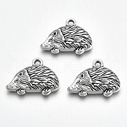 Tibetan Style Alloy Pendants X-TIBE-S323-079AS-RS-1