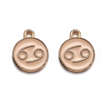 Alloy Enamel Pendants ENAM-S124-01A-10D-1