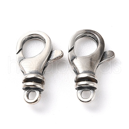 925 Thailand Sterling Silver Lobster Claw Clasps STER-D003-11AS-1