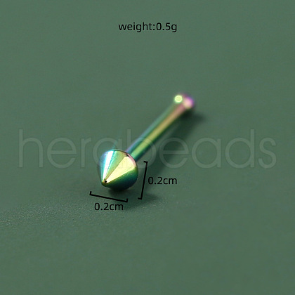 304 Stainless Steel Spike Nose Bone Rings WG032BD-12-1