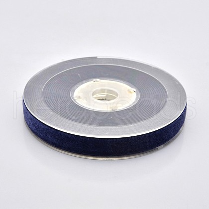 Polyester Velvet Ribbon for Gift Packing and Festival Decoration SRIB-M001-13mm-370-1