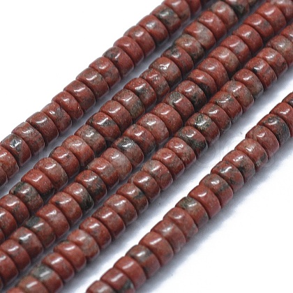 Natural Brecciated Jasper Beads Strands G-F631-A16-1