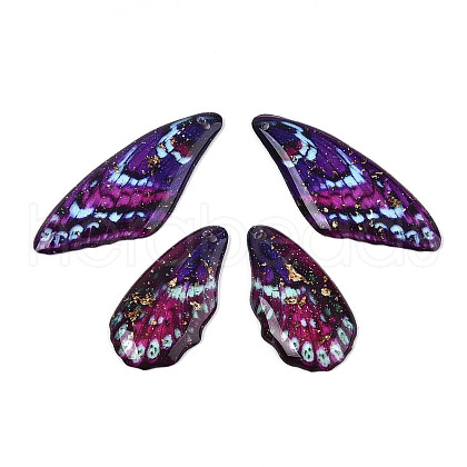 Epoxy Resin Pendants RESI-N045-02B-1