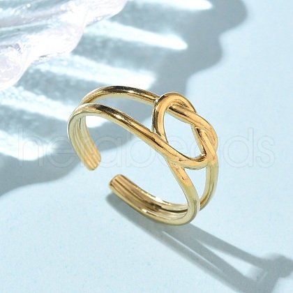 304 Stainless Steel Cuff Rings RJEW-P150-12G-1