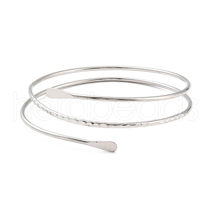 Wire Wrap Upper Arm Cuff Band AJEW-G033-07P-1