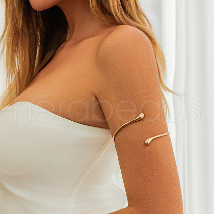 Alloy Arm Cuff Bangles for Women WG62482-01-1