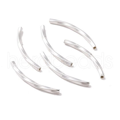 925 Sterling Silver Tube Beads STER-D035-13S-1