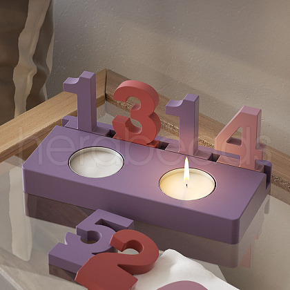 Candleholder DIY Silicone Mold DIY-K073-13C-1