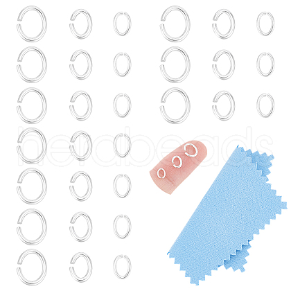 UNICRAFTALE 3 Styles 925 Sterling Silver Open Jump Rings STER-DC0001-54-1