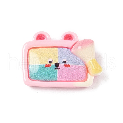 Cute Opaque Resin Cabochons RESI-L046-E05-1
