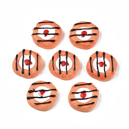 Opaque Epoxy Resin Cabochons CRES-S358-73-1