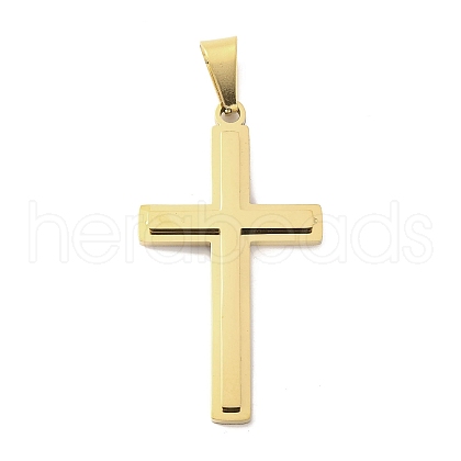 PVD Vacuum Plating 304 Stainless Steel Pendants STAS-Z080-08G-1