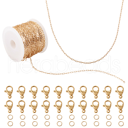 DIY Chain Necklace Bracelet Making Kit DIY-TA0004-92-1