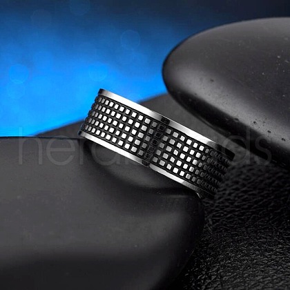 201 Stainless Steel Finger Rings for Men FS-WGEC394-04-1