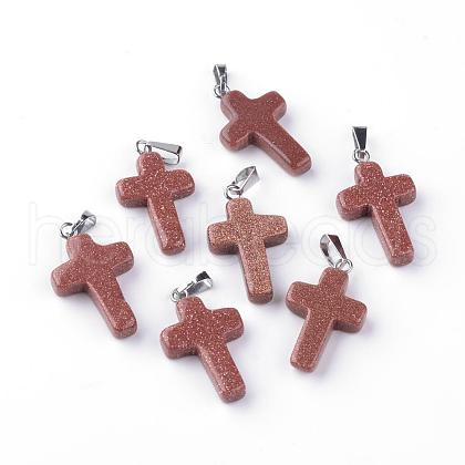 Synthetic Goldstone Pendants G-J354-02-1