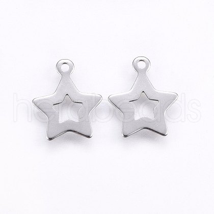 Tarnish Resistant 304 Stainless Steel Charms STAS-E438-66P-1