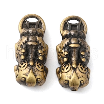Rack Plating Brass Pendants KK-P276-21BAB-1