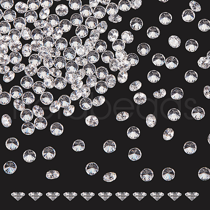 200PCS Cubic Zirconia Cabochons ZIRC-FG0001-07-1