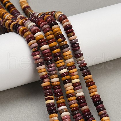 Natural Mookaite Beads Strands G-Q159-B23-01-1