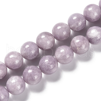 Natural Lepidolite Beads Strands G-H247-11B-1