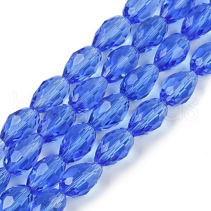 Transparent Glass Beads Strands EGLA-N013-T4mm-D10-1