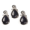 Synthetic Blue Goldstone Pendants G-A031-02P-09-1