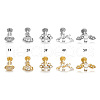 G23 Titanium Micro Pave Clear Cubic Zirconia Labrets WG4B733-02-2